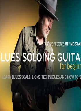 TrueFire Blues Soloing Guitar for Beginners Jeff McErlain