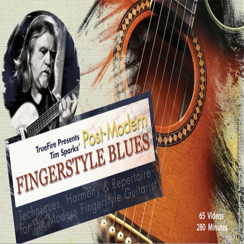 TrueFire Post Modern Fingerstyle Blues Tim Sparks 指弹布鲁斯 - 实物图