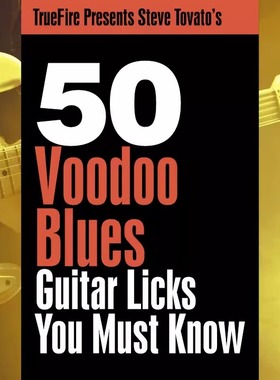 TrueFire 50 Voodoo Blues Guitar Licks Steve Trovato 蓝调吉他