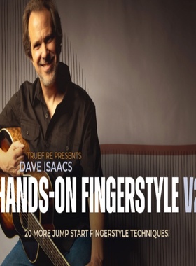 TrueFire Hands On Fingerstyle Vol.2 Dave Isaacs指弹吉他+视谱