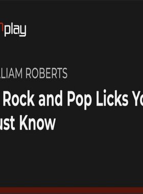 JamPlay 30 Rock and Pop Licks You Must Know William Roberts