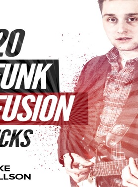20 Funk Fusion Licks Jake Willson JTC放克融合吉他乐句+音视谱