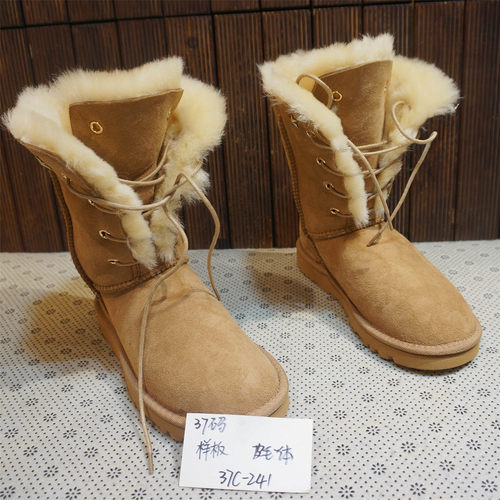 （看说明）真皮羊毛雪地靴孤品冬季保暖靴棉靴35 36 37 38 码超值