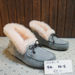37码（看说明)真皮羊毛冬季保暖雪地靴断码孤品特价处理多款37C