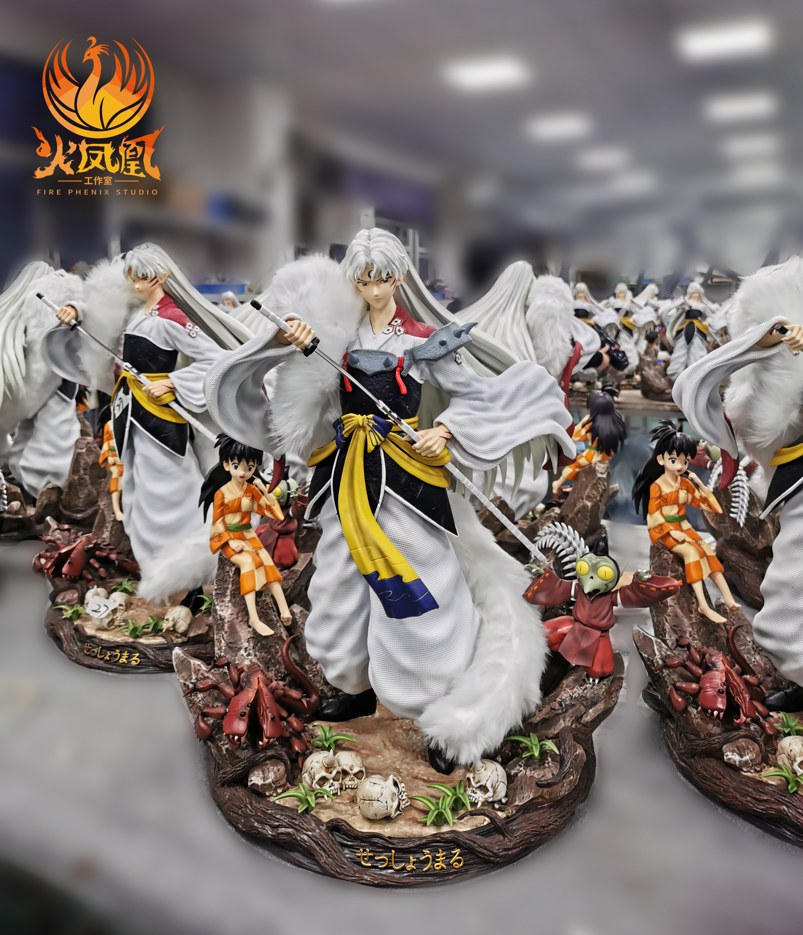 犬夜叉手办雕像杀生丸