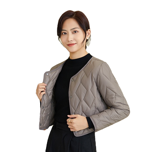 秋冬新款轻薄棉服女打底超短款长袖保暖羽绒棉内胆棉衣学生小棉袄