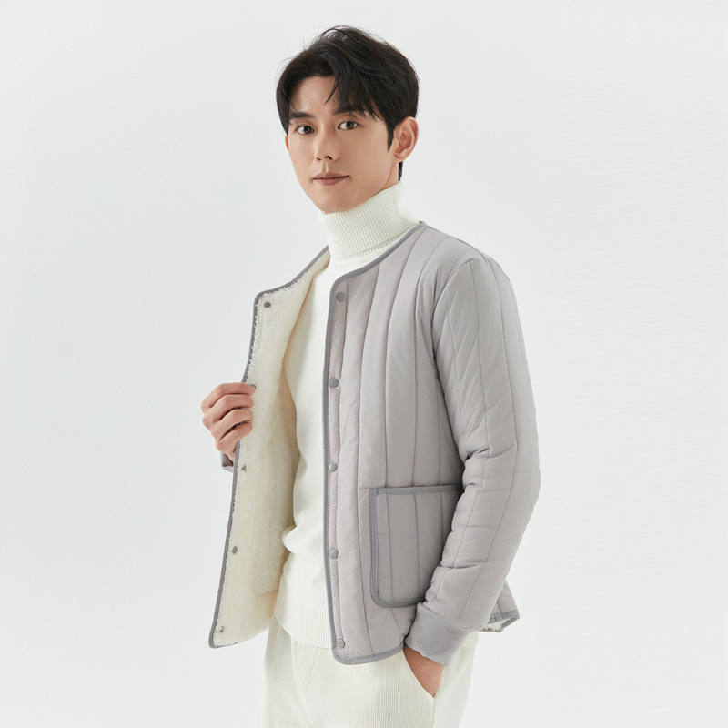 秋冬季保暖棉衣男短款小棉袄内穿羽绒棉内胆加绒外套青年打底棉服