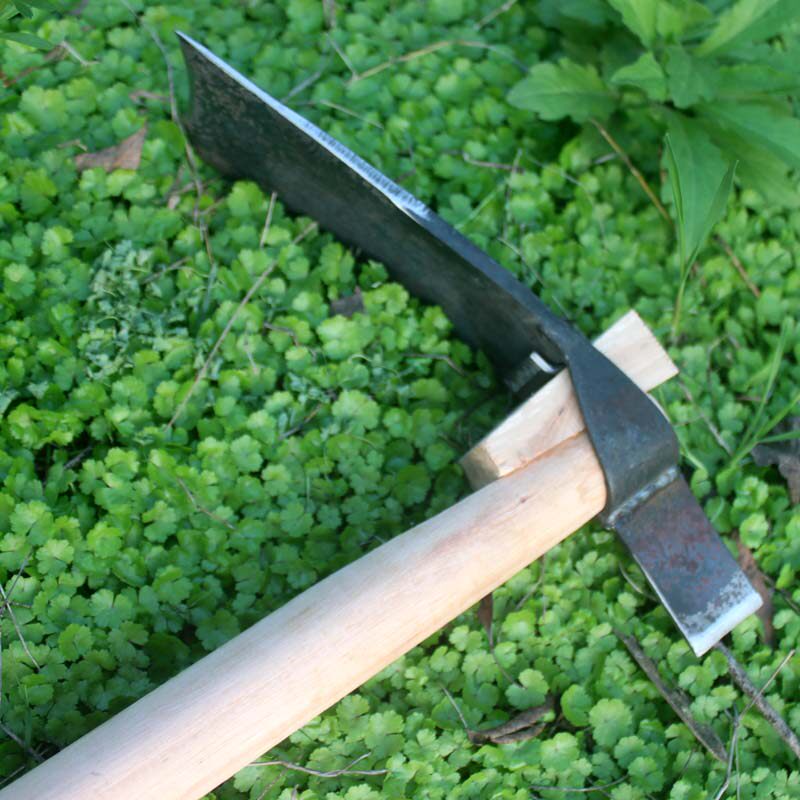 锻打小斧锄镐斧一边锄头一边斧头户外工具挖兰花采药材上山好帮手