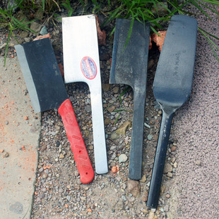 锻打加厚8公分单面砖刀砌刀泥刀瓦刀华夏黑老虎双面瓦工刀泥工刀