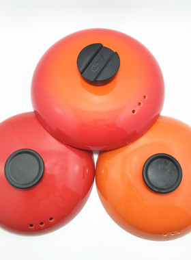 适配爱仕达甄陶RXC60B1Q陶瓷砂锅盖子RXC60B3Q橙色配件6L8升锅盖