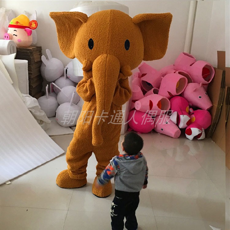 大象卡通人偶服装小象玩偶服道具