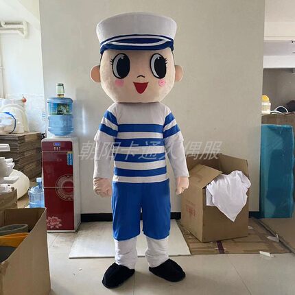 卡通人偶动漫活动表演动画人物装扮定制女孩小男孩玩偶服装海军服