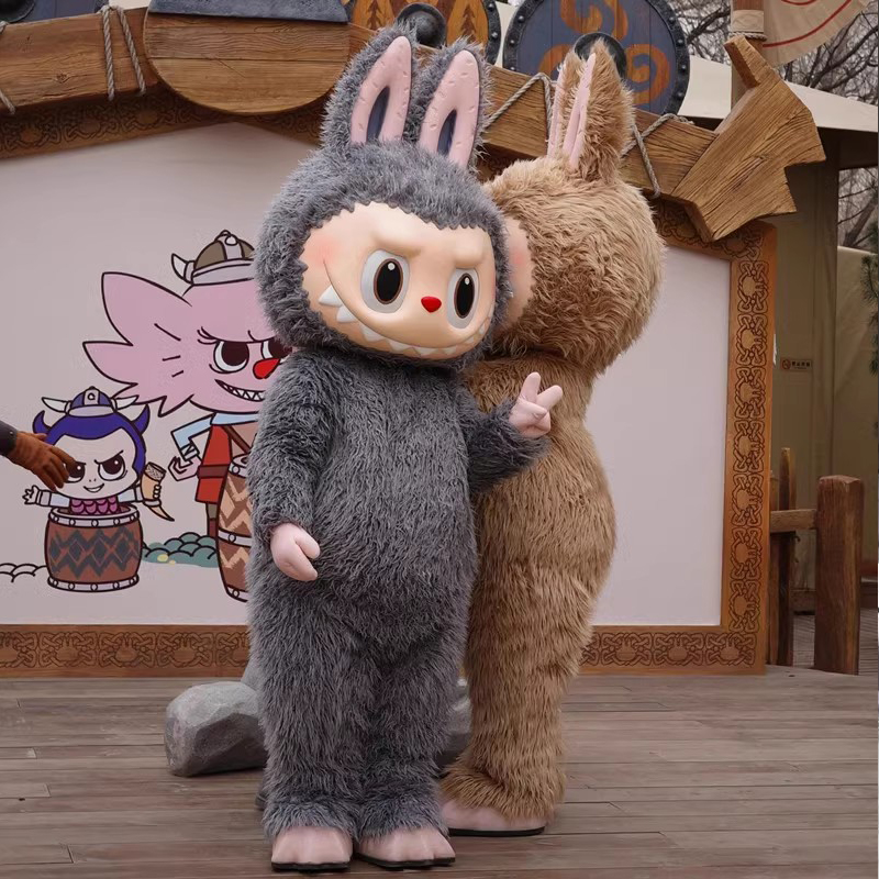 拉布布zimomo卡通人偶服装精灵