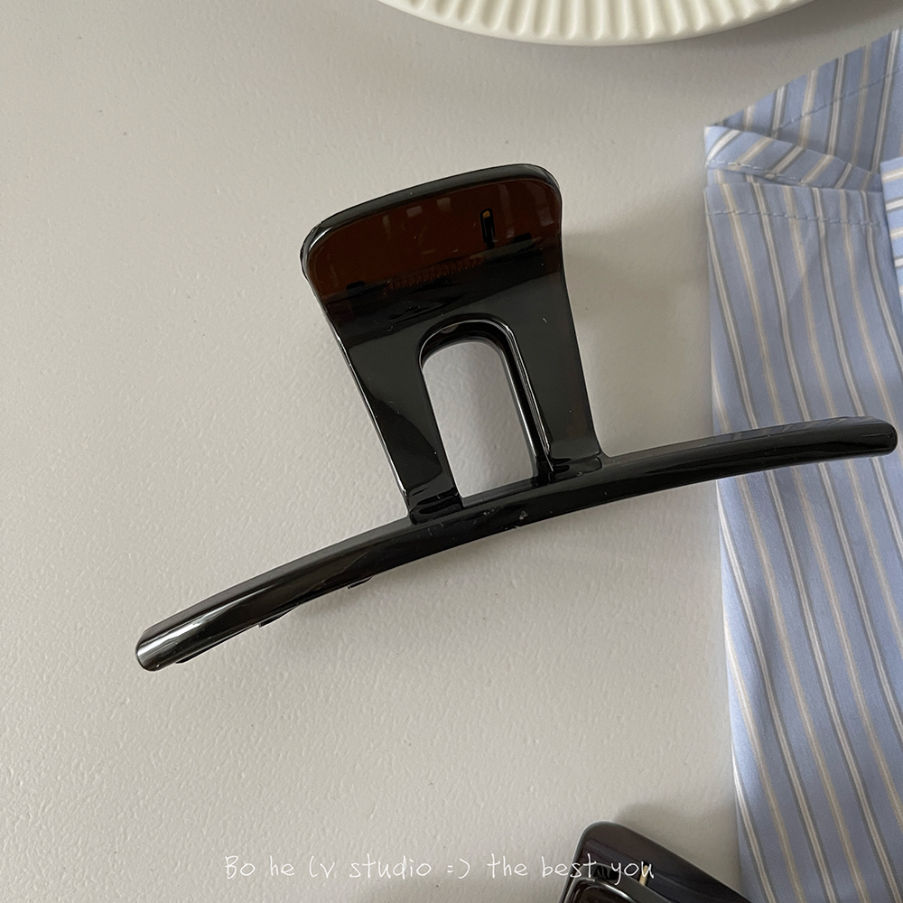 小众设计一字鲨鱼夹抓夹发饰头饰