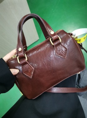 枕头包简约时尚手提波士顿包女单肩包斜挎包小众设计小包230-390