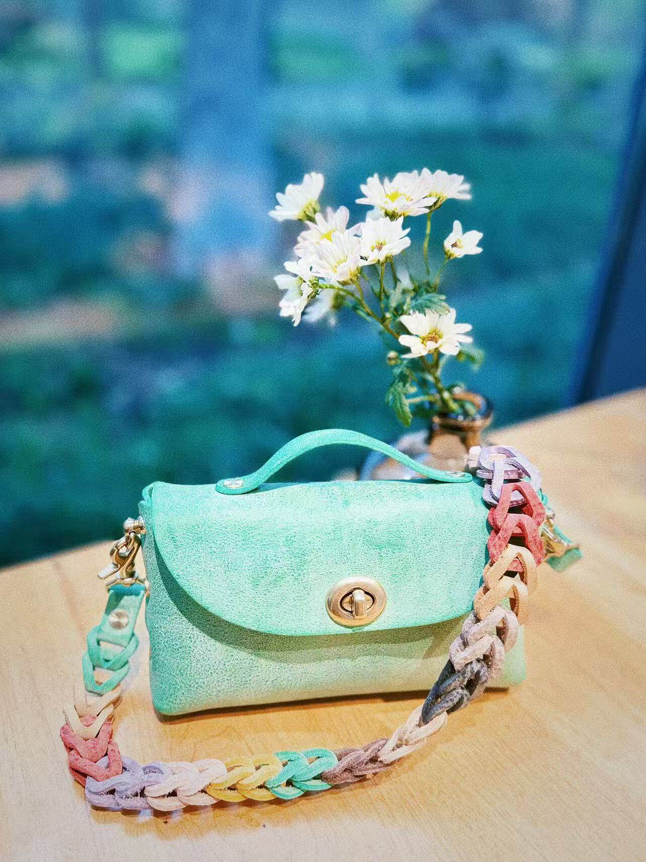 2026新款夏天小包包头层牛皮时尚百搭手提包气质高级感链条手机包