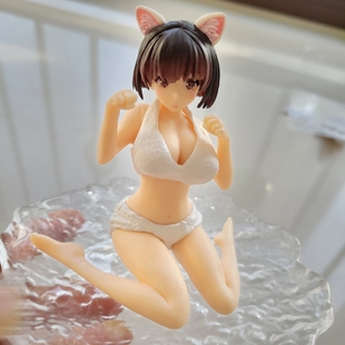 美少女猫耳加藤惠路人女主养成手办睡衣坐姿可爱动漫桌面机箱摆件