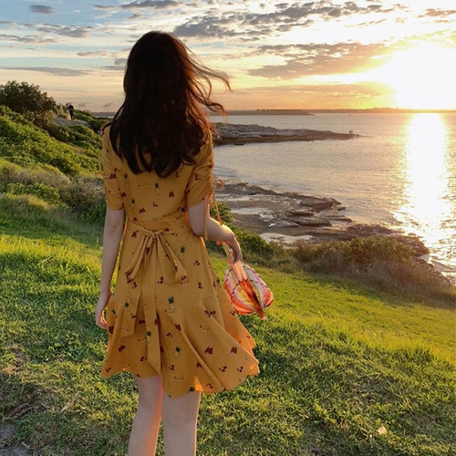 Ретро платье, приталенный корсет, французский стиль, коллекция 2021, подходит для подростков