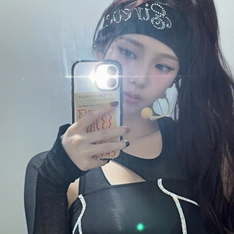 柳智敏同款烫钻运动瑜伽健身发带
