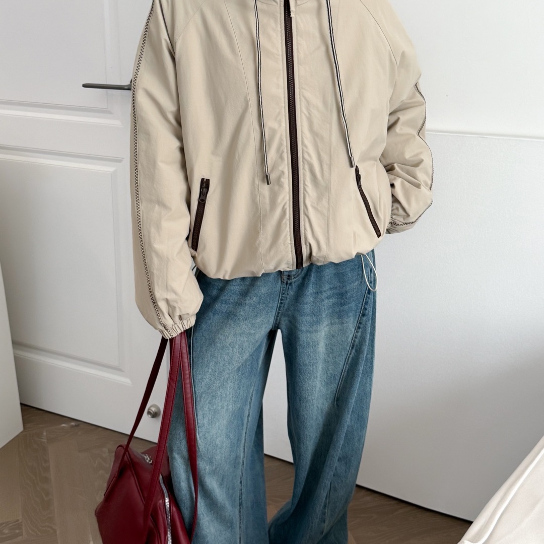 2025新款韩版时尚短款冲锋衣