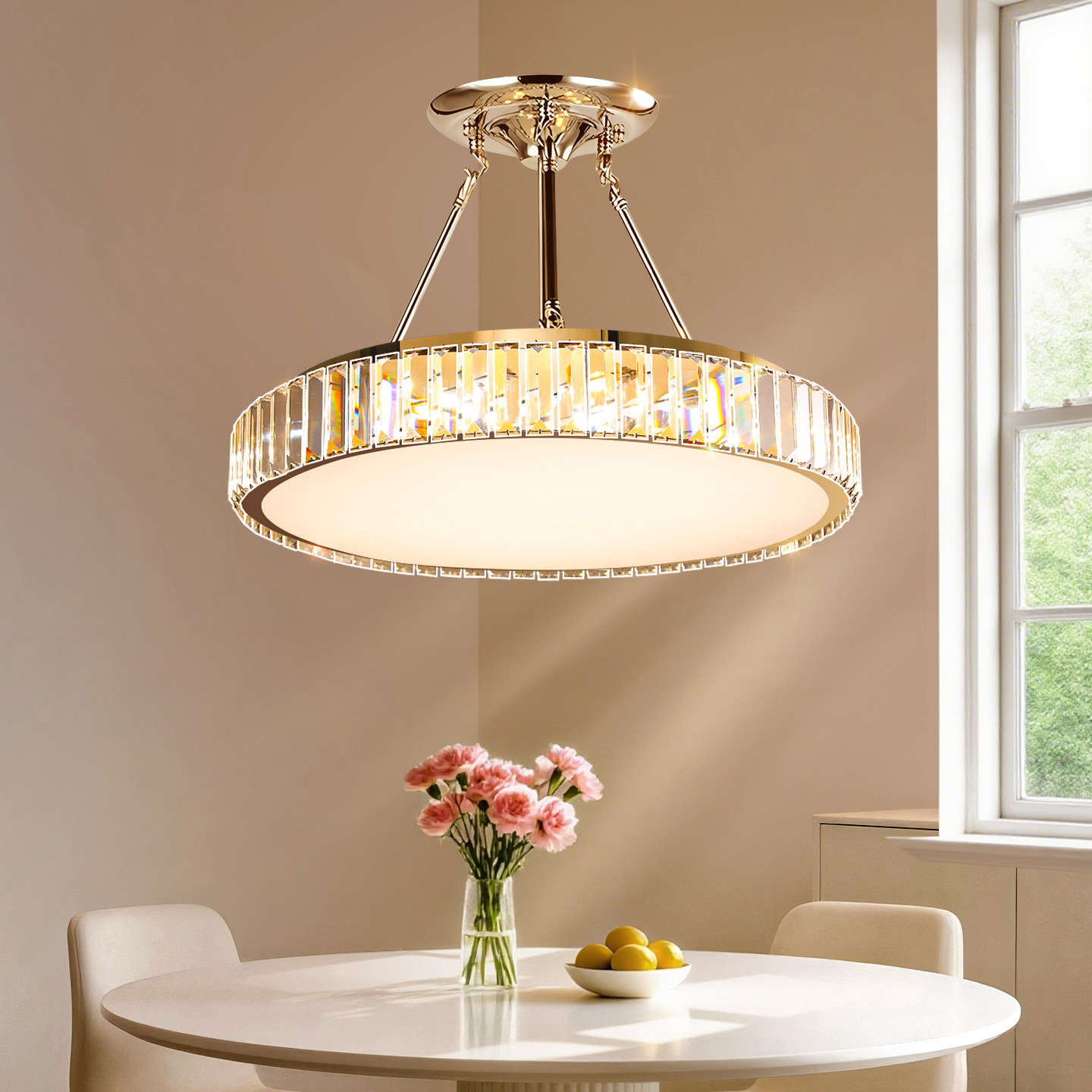 轻奢现代风水晶客厅吊灯简约主卧室餐厅灯套餐2025年新款客厅主灯,家装灯饰光源,客厅吊灯,淘宝优惠券,粉丝福利购,淘宝优惠卷