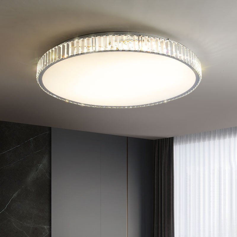 轻奢水晶客厅灯简约现代吸顶灯主卧室灯具套餐铬色银色客厅主灯,家装灯饰光源,客厅吸顶灯,淘宝优惠券,粉丝福利购,淘宝优惠卷