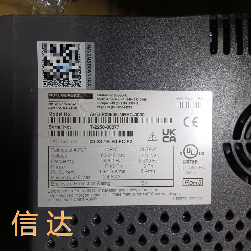AKD-P00606-NBEC-0000伺服驱动器