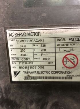 新款SGMBH-3GACAK1电机SGMBH-3ZACA21驱动器SGDH-3ZAE安川伺服
