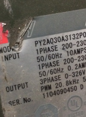 PY2A030A3132P00  二手三洋驱动器