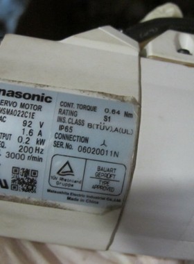 MSMA022C1E  MSMA022C1A  二手松下电机