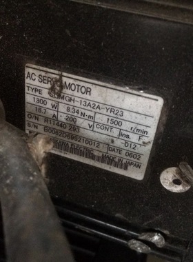 SGMGH-13A2A-YR23  二手安川电机  专业销售维修一体化