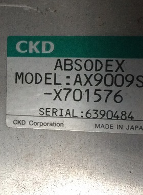 AX9009S-X701576   二手CKD驱动器
