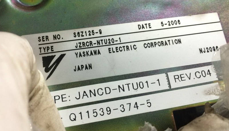 JZRCR-NTU20-1二手安川驱动器