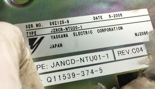 JZRCR 1二手安川驱动器 NTU20
