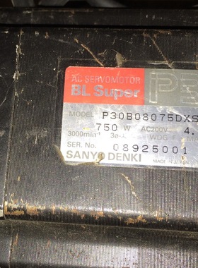 P30B08075DXS11  二手三洋电机 750W