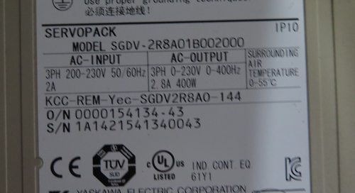 SGDV-2R8A01B002000伺服驱动器