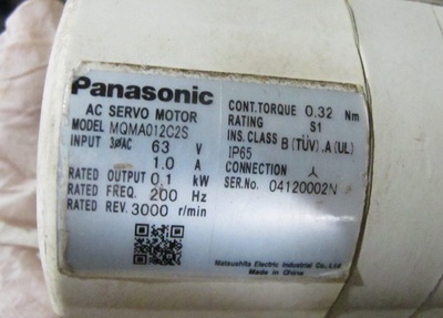 MQMA012C2S二手松下电机