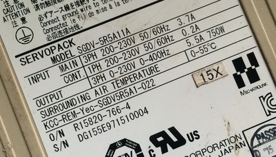 二手驱动器安川SGDV-5R5A11A