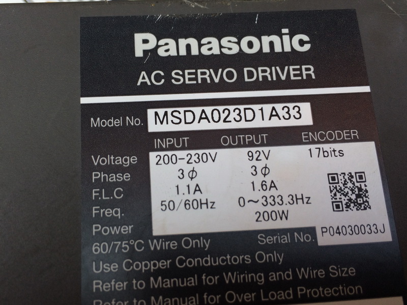 二手驱动器松下MSDA023D1A33