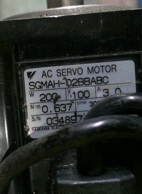 SGMAH-02BBABC 二手 安川电机  专业销售维修一体化