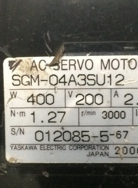 SGM-04A3SU12  二手安川电机