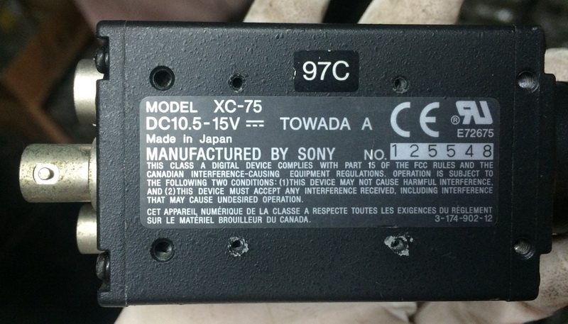XC-75  二手索尼工业CCD相机