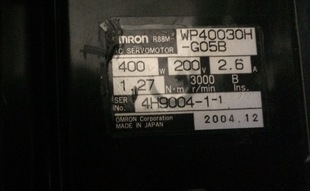 R88M G05B 二手欧姆龙电机带1 5减速机 WP40030H