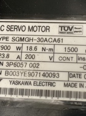 SGMGH-30ACA61  二手安川电机  专业销售维修一体化