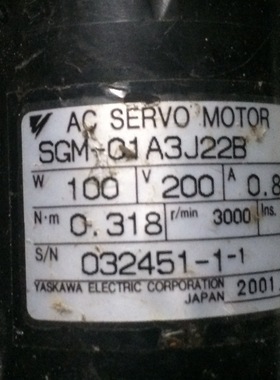 SGM-01A3J22B 安川电机 现货 专业销售维修一体化