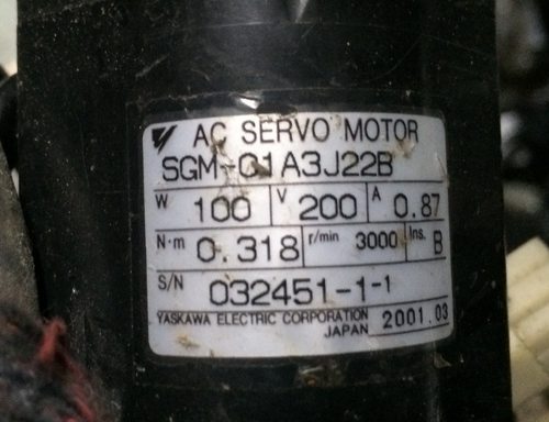 现货SGM-01A3J22B电机安川