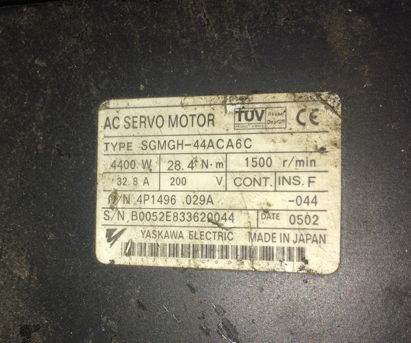 二手SGMGH-44ACA6C电机安川