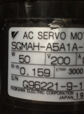 SGMAH-A5A1A-YR21  二手安川电机   专业销售维修一体化
