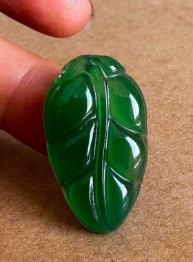 天然真品女友礼物项链绿玉髓