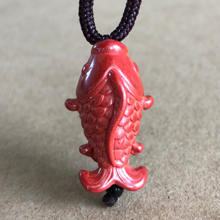 金玉满堂锦鲤吊坠帝王红朱砂儿童宝宝女补水学生随身戴挂件